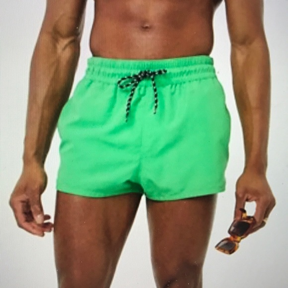 NWT Speedo SURF RUNNER Short Green Small - Picture 1 of 8